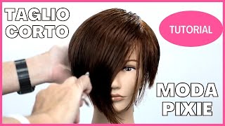 Taglio Moda: Pixie Cut Light (Taglio Corto)Most Popular Short Haircut Tutorial .