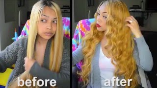 How To Curl The Human Hair Wig