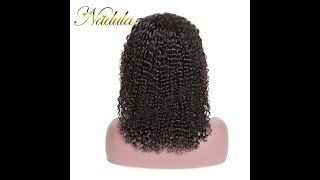 Nadula Curly Bob Wig Unboxing-Hd Undetectable Lace, Fake Scalp Pre Plucked Curly Wig 4C Natural Hair