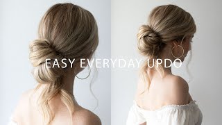 How To: Easy Everyday Updo Hairstyle Tutorial With Voir Haircare