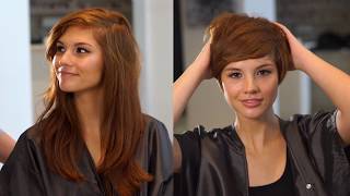Dramatic Pixie Haircut Transformation With Emily Anderson | Fromm Pro