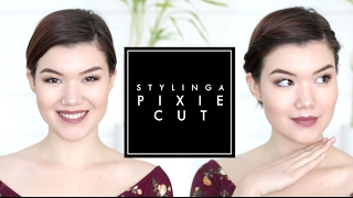 6 Ways To Style A (Growing Out) Pixie Cut // Hair Tutorial