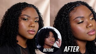 From Short To Long Natural Hair | Kinky Curly U-Part Wig