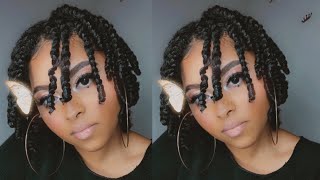How To Mini Twist/ Two Strand Twist Properly On Medium Natural Hair For Perfect Twist Out Tutorial
