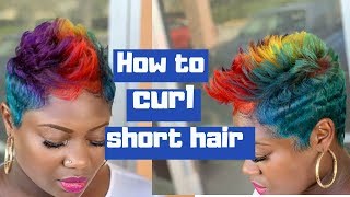 Slay This Pixie | How To Curl Short Hair