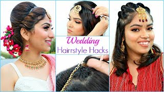 Easy Hairstyle Hacks For Wedding Season | #Bridal #Party #Anaysa