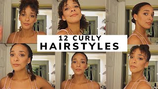 ✰12 Curly Hairstyles L Cute Hairstyles For Short/Medium Curly Hair (3C/4A Curl Pattern)✰