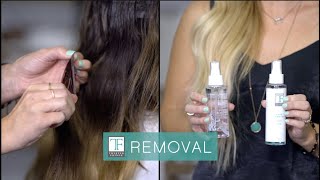 The Best Way To Remove Tape Hair Extensions With Minimal Mess | Twisted Fringe
