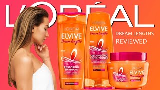 Loreal Elvive Dream Length Hair Care Products Reviewed - Shampoo, Hair Mask, No Haircut Cream