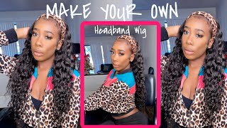 Diy/ How To Make A Headband Wig