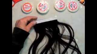 How To Make A Machine Weft Tape In Hair Extension Tutorial