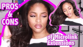 Microlink Extensions On Natural Hair | Pros & Cons | Review