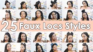 25 Quick And Easy Faux Locs And Box Braids Hairstyles