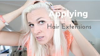 Tape In Hair Extensions | How To Apply!!!