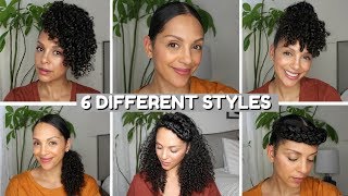 Curly Hairstyles To Hide Thin Edges!!! (6 Different Styles)