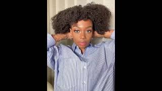 Best Afro Kinky Curly Wig With Bangs | Fake Scalp, Easy Wig Application  | Niawigs