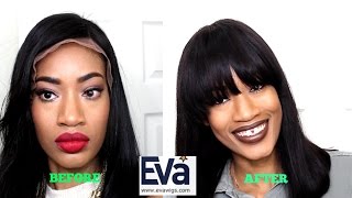 How To Cut Bangs In A Wig | Evawigs |