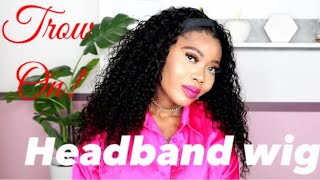 It'S A Must! Super Natural Headband Wig| Easy Protective Style Ft Unice Hair