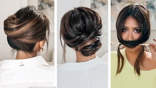 Lazy, But Keep It Elegant Updos | 2019 Spring Hairstyles For Long Medium Hair