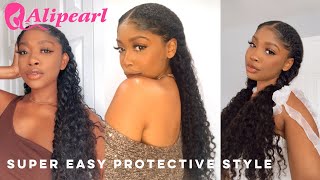 How I Style This U-Part Wig| Quick & Easy| Ft. Alipearl