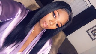 Easy Fake Scalp Lace Frontal Wig Install| Ft Nabeauty Hair