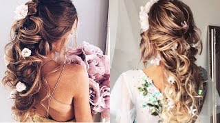 10 Elegant And Beautiful Wedding Hairstyles ❀❀ Bridal Hairstyles For Long Hair 2018