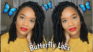 How To: Butterfly Locs Bob Length On Long Hair #Distressedboblocs