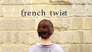 French Twist For Medium Length Hair