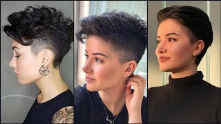 Boy Cut For Girls New Style Haircut 2020-2021 | Pixie Haircuts With Fine Bang Pixie