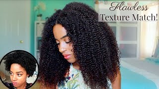 Flawless U-Part Wig Texture Match! | Hergivenhair Initial Review