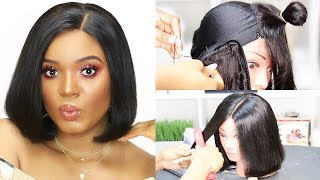 Do It Yourself Blunt Bob Wig From Start To Finish Ft. Yiroo Hair | Omabelletv