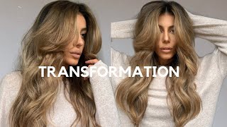 How I Cut Curtain Bangs & Highlight My Black Hair With Box Dye In Lockdown 2021! Hair Transformation