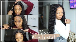 Get Into This Melted  Lace Closure Wig And Crimps | Slayed | West Kiss Hair