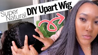 How To Make A U-Part Wig | No Sewing Required! Ft. Tinashe Kinky Straight Hair