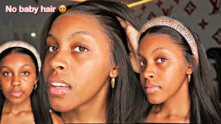 Real Experience As A Wig Beginner | First Time Trying Fake Scalp Wig | Hairvivi