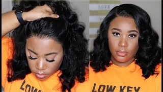 Hd Dream Swiss Lace  | Everyday Look | Natural Wave 360 Bob Wig | Chinalacewig