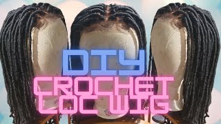 How To Faux Loc Wig Using A Lace Closure (Goddess Locs)