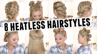 8 Heatless Hairstyles