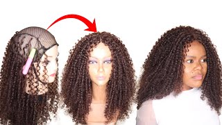 Diy Curly Crochet Wig Using Expression Multi Crochet - No Closure Wig