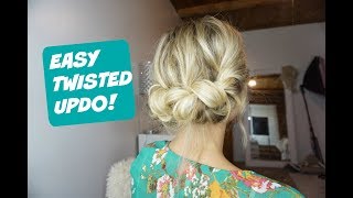 Easy Everyday Updo! Hairstyle For Short, Medium And Long Hair.