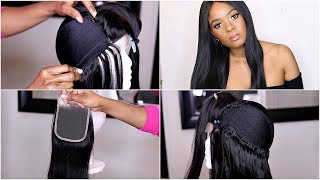 Step By Step Tutorial On How To Make A Wig | Easy Beginner Friendly Ft Westkiss Hair | Omabelletv