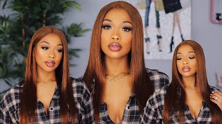I Don'T Like Frontals! This 4X4 Straight Fake Scalp Closure Wig Is For You‍♀️!  - Ft Unice