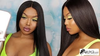 Super Affordable Silky Straight 360 Lace Wig 1 Month Update- Rpghair