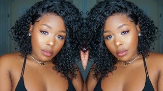 Watch Me Slay And Style My Curly Bob Wig Ft. Omgherhair.Com