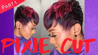 The Best Way To Cut A Pixie Hair Cut | Part 1 | Enhancebylynette