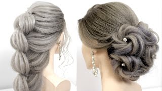 Two Wedding Hairstyles For Women With Long And Medium Hair.