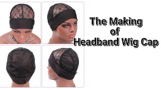Diy : How To Make Headband Wig Cap // Half Wig // Easiest Method // Headband Wig Cap