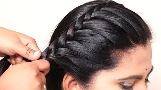 Best Wedding Hairstyle For Long Hair | Hairstyle For Occations/Function | Ganesh Chaturthi Hairstyle