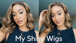 *Must Have* Affordable Glueless T-Part Wig With Highlights. Easy Install | My Shiny Wigs