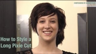 3 Ways To Style A Long Pixie Haircut - Classic, Pompadour And Natural Wave